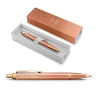 PARKER IM Rituals Orange GT Stylo à bille avec gravure - Stylo de qualité supérieure - Boîte cadeau - Cadeau personnalisé - Anniversaire (Orange GT)