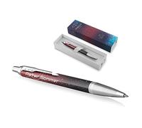 PARKER IM - Stylo à bille gravé - De qualité supérieure - Encre bleue - Personnalisable - Nom, anniversaire - Portail S.E. (Red))
