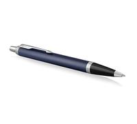 Parker- Im Ballpoint Blue Chrome Trim Medium Point Blue Pen
