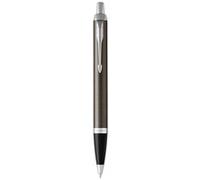 PARKER IM Stylo bille, espresso intense, recharge bleue pointe moyenne, Coffret cadeau Marron G