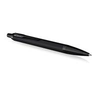 Parker Stylo bille IM Noir mat, attributs noirs, pointe moyenne, recharge bleue, coffret cadeau