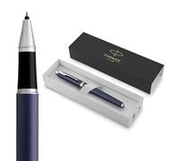 Parker Stylo roller IM Bleu mat Pointe fine Encre noire Coffret cadeau