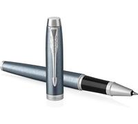 Parker IM stylo roller IM | gris bleu clair | pointe moyenne | encre noir | coffret cadeau