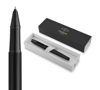 Parker Pens - Stylo roller IM - Noir mat, pointe fine, recharge noire - Coffret cadeau