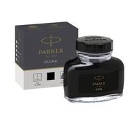 Parker – Flacon d'encre pour stylo plume QUINK – Encre noire – 57 ml