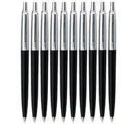 Parker Jotter Lot de 10 stylos à bille Noir