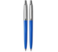 Parker Jotter Originals stylo bille, finition bleu classique, pointe moyenne, encre bleu (Lot de 2)