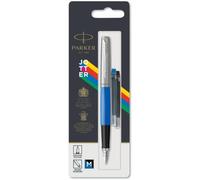 Parker Jotter Originals Stylo Plume | Bleu Classique | Stylo Plume Pointe Moyenne | Encre bleue