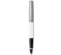 Parker Jotter Originals stylo roller | finition blanche classique | pointe fine | encre noire