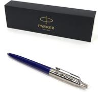 Parker Jotter Personalised Pen + Gift Box Design A Unique Present Laser Engraving - Blue