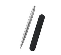 Parker Jotter Stylo à bille XL monochrome, noyau en acier inoxydable, encre bleue, emballage blister + étui en velours