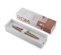 Parker Jotter Stylo bille | Édition spéciale | Rome Bronze Finition chrome | Encre Bleue | Coffret cadeau