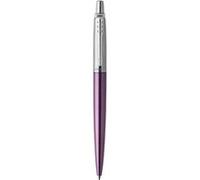 PARKER Jotter Stylo bille, Victoria violet, recharge bleue pointe moyenne, Coffret cadeau Violet G