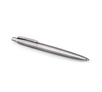 Parker Pens Stylo gel Jotter inox chromé – 0,7 mm (moyenne) – encre noire