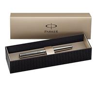 Parker Jotter Stylo plume Pointe Moyenne Attributs Chromés Acier Massif