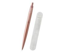 Parker Jotter XL Stylo à bille | Monochrome Or rose mat | Pointe moyenne | Encre bleue | Blister + Étui en velours Cadeau