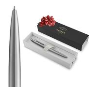 Parker Jotter XL Stylo bille | acier inoxydable monochrome | pointe moyenne | encre bleue | coffret cadeau