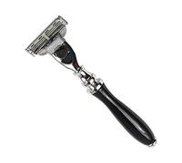 Parker Mach 3 Compatible Razor Black Resin handle mod. 111B-M3