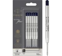 PARKER Mine à bille grande capacité QUINKflow blister de 10 pièces noir