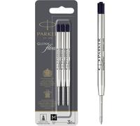 PARKER Mine à bille grande capacité QUINKflow blister de 3 pièces noir