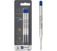 PARKER Mine grande capacité QUINKflow blister de 3 pièces bleu