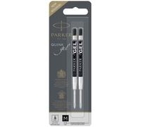 Parker Pack De 2 Rechange Quink Gel Pte Moyenne Noir