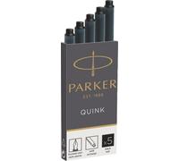 Parker Quink - Cartouche d'encre - noir - pack de 5