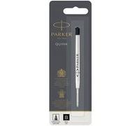 Parker Recharge pour stylo-bille Quinkflow, pointe large, encre noire, lot de 1