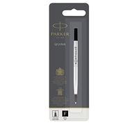 Parker recharge pour rollerball , pointe moyenne , encre noire