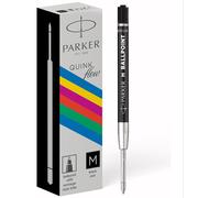 Parker recharges pour stylo bille | pointe moyenne | encre noire QUINKflow | lot de 20
