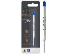 Parker – Recharge pour stylo-bille Quinkflow – Pointe fine – Encre bleue – Lot de 1