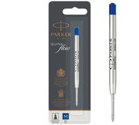 Parker Recharge pour stylo-bille Quinkflow Pointe moyenne Encre bleue Lot de 1