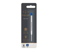 Parker recharges pour stylo bille | pointe large | encre bleue QUINKflow | lot de 1