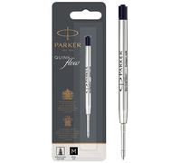 Parker recharges pour stylo bille | pointe moyenne | encre noire QUINKflow | lot de 1