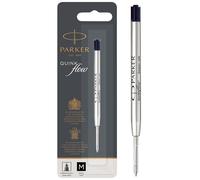 Parker recharges pour stylo bille | pointe moyenne | encre noire QUINKflow | lot de 1