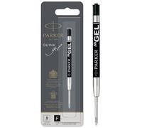 Parker recharges pour stylo gel | pointe fine (0,5 mm) | encre noire QUINK | lot de 1