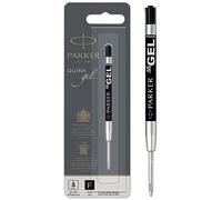 Parker recharges pour stylo gel | pointe fine (0,5 mm) | encre noire QUINK | lot de 1