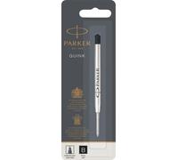 Parker S0168900 Recharge pour stylo à bille QUINK - indélébile, B, noir