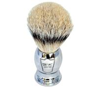 Parker Safety Razor 100% Silvertip Soies Blaireau (Poignée Chrome) et sans Blaireau Pied Brosse à raser