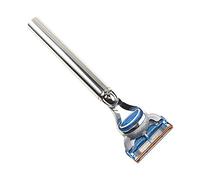 Parker Safety Razor Maquinilla de afeitar Gillette Fusion compatible de Parker Con extralarga de peso pesado de acero inoxidable Mango