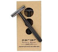 Parker Safety Razor, Model 78R Rasoir de sécurité à peigne fermé 3 pièces Graphite/Gun Metal
