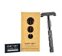 Parker Safety Razor Parker 22R - manche long double papillon ouvert bord Rasoir de sécurité et 5 lames haut de gamme