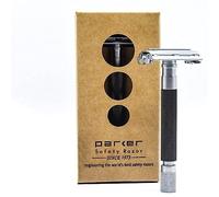 Parker Safety Razor, Parker 74R Rasoir de sécurité pour homme Gris graphite