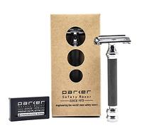 Parker Safety Razor Parker 76R papillon ouvert Rasoir de Sécurité à Double Tranchant et 5 Lames à Double Tranchant