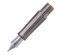 Parker Sonnet Bloc plume : Section Métal - Finition chromée - Plume Moyenne Or 18K plaqué rodhium