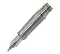 Parker Sonnet Bloc plume : Section Métal - Finition Dorée - Plume Moyenne Or 18K plaqué rodhium