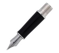 Parker Sonnet Bloc plume : Section Noire - Finition chromée - Plume Large en acier inoxydable