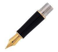 Parker Sonnet Bloc plume : Section Noire - Finition Dorée - Plume Fine plaqué Or
