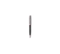 PARKER Sonnet Premium Stylo bille, métal et laque Grise or rose, Recharge noire pointe moyenne, Coffret cadeau