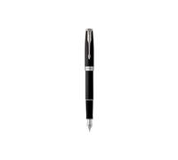 PARKER Sonnet Stylo plume noir mat, Plume fine, encre noire, Coffret cadeau